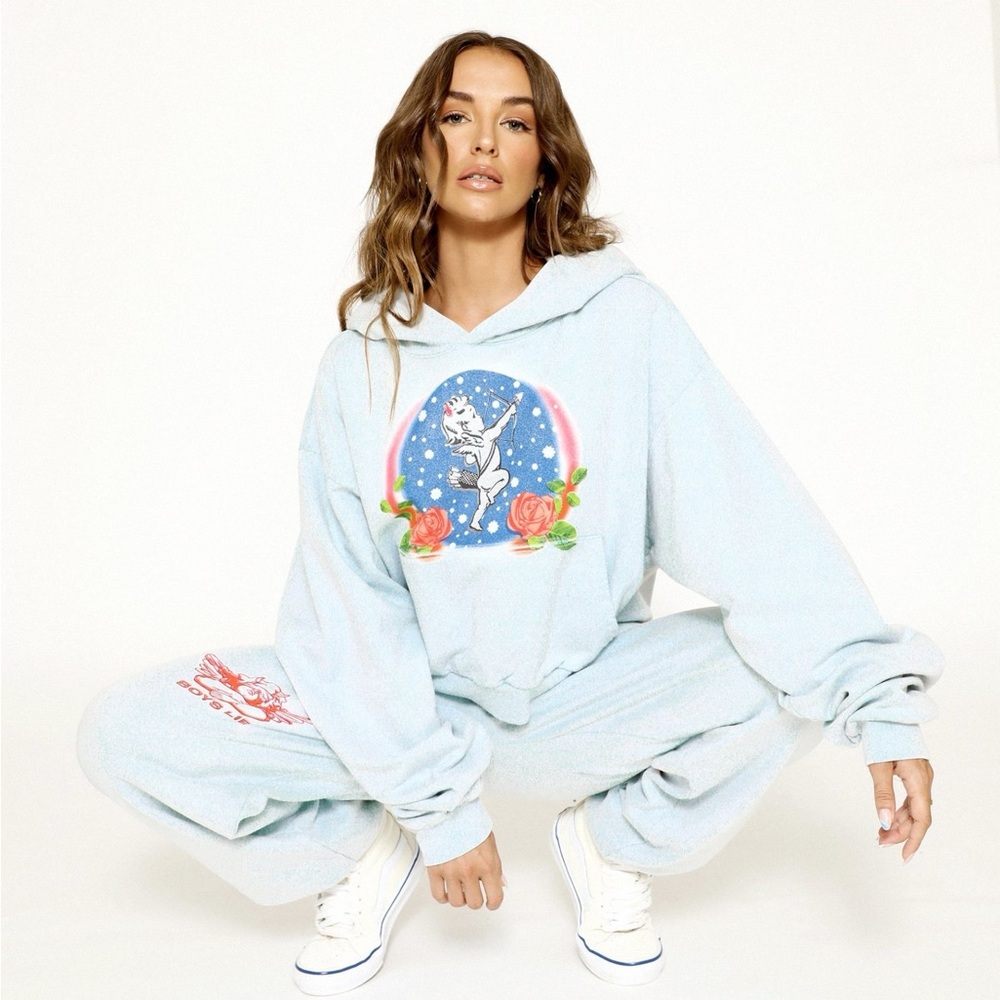 Boys Lie Space Cadet Cropped Hoodie